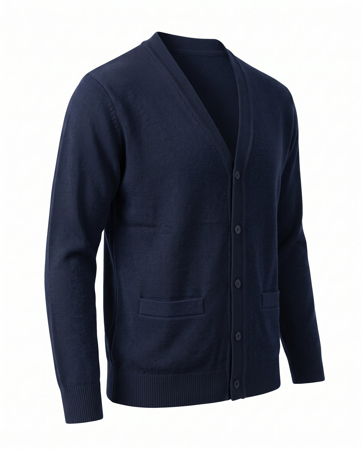 Official School Girls Full Sleeve Cardigan Sweater – Navy Blue