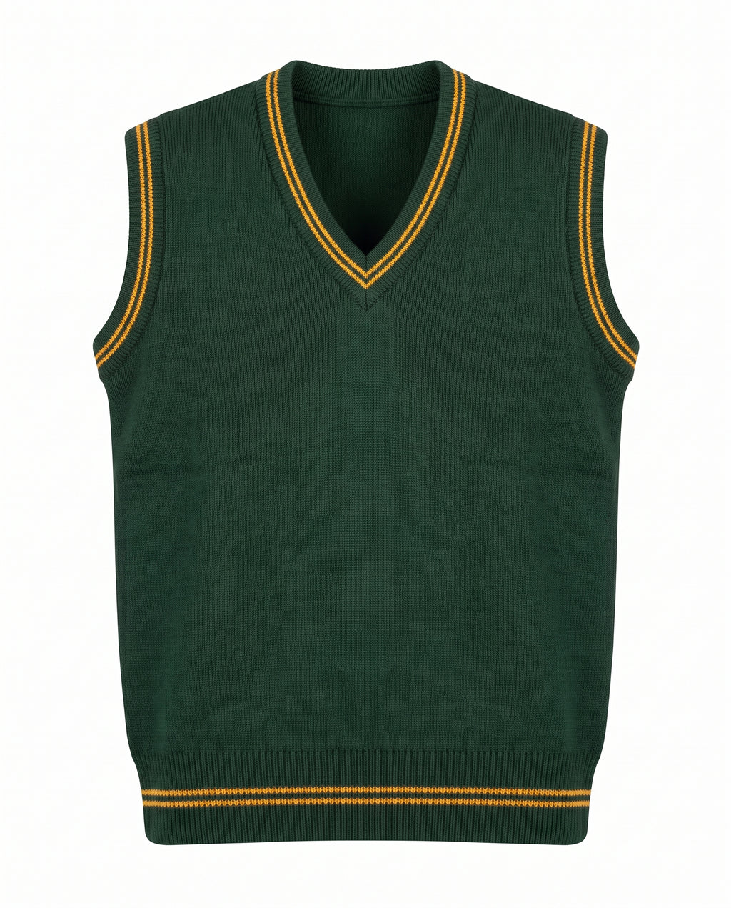 Dar-e-Arqam School Sleeveless V-Neck Sweater / Vest – Green