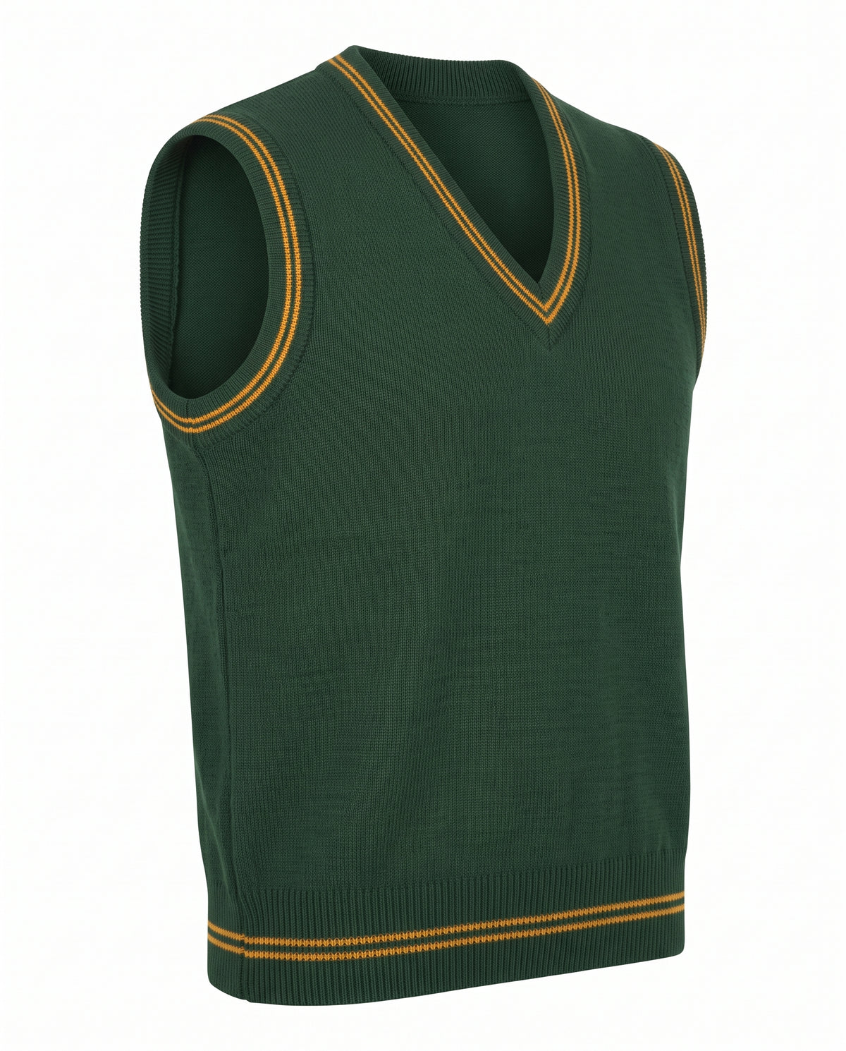 Dar-e-Arqam School Sleeveless V-Neck Sweater / Vest – Green