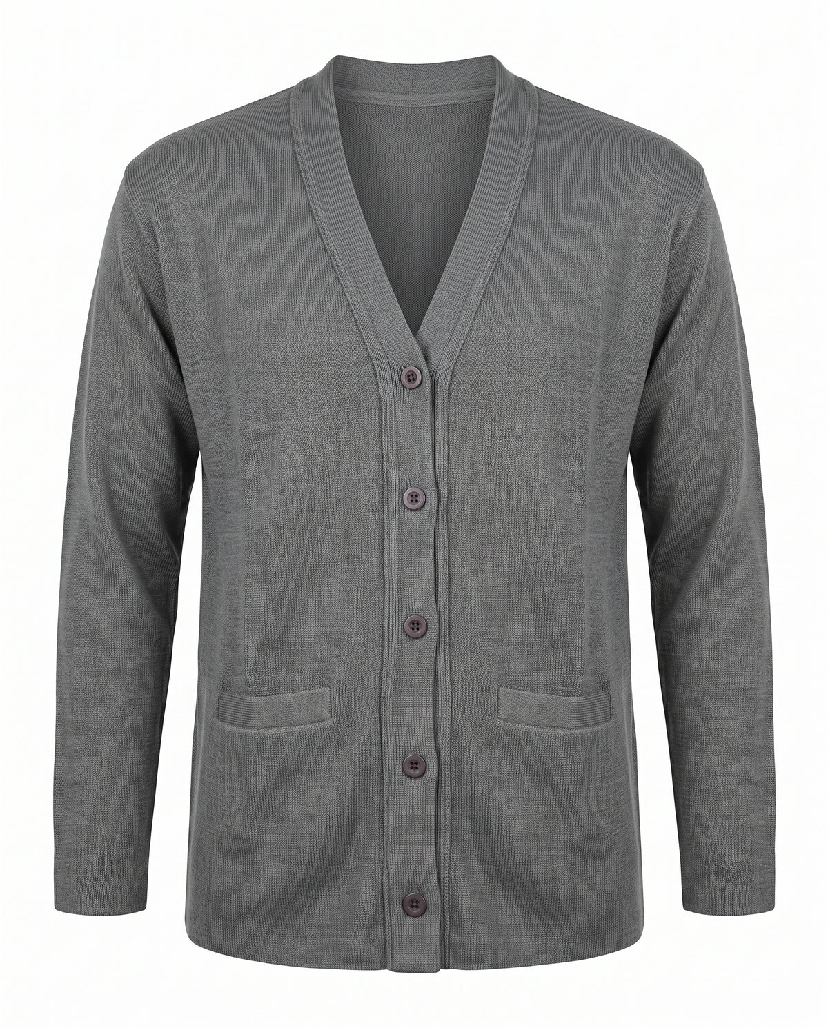 Official School Girls Full Sleeve Cardigan Sweater – Grey