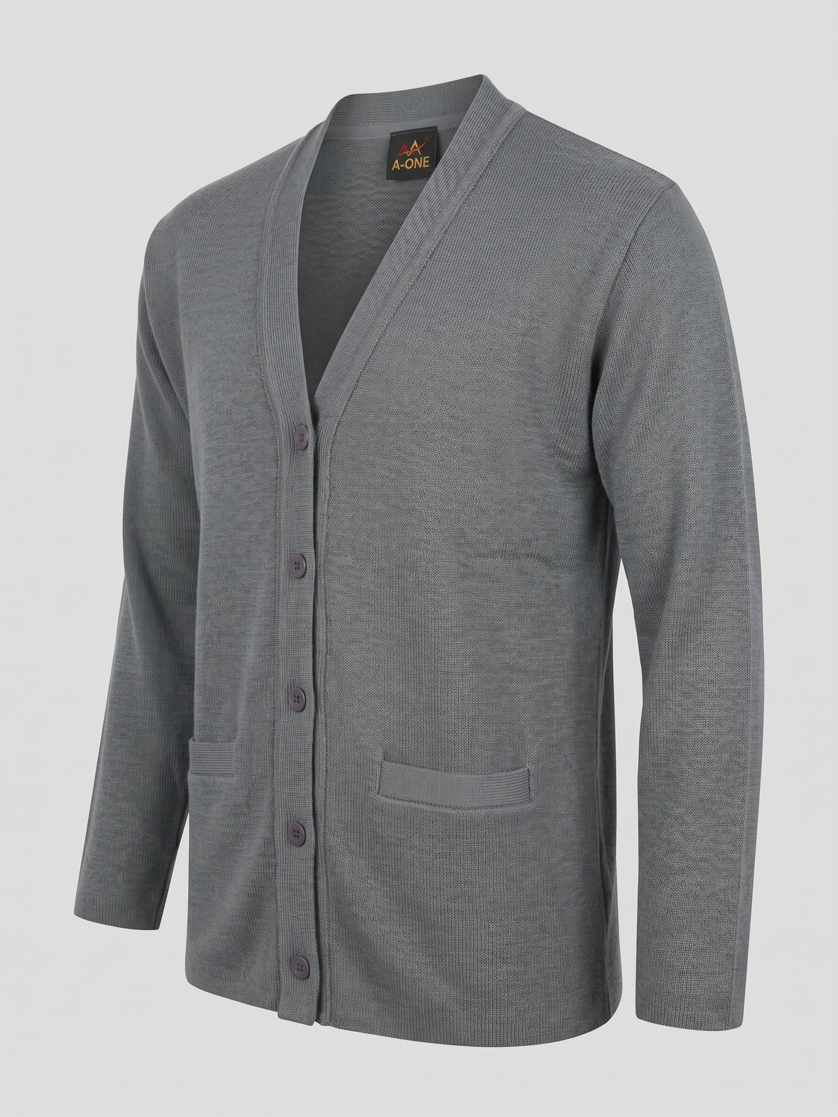 Official School Girls Full Sleeve Cardigan Sweater – Grey
