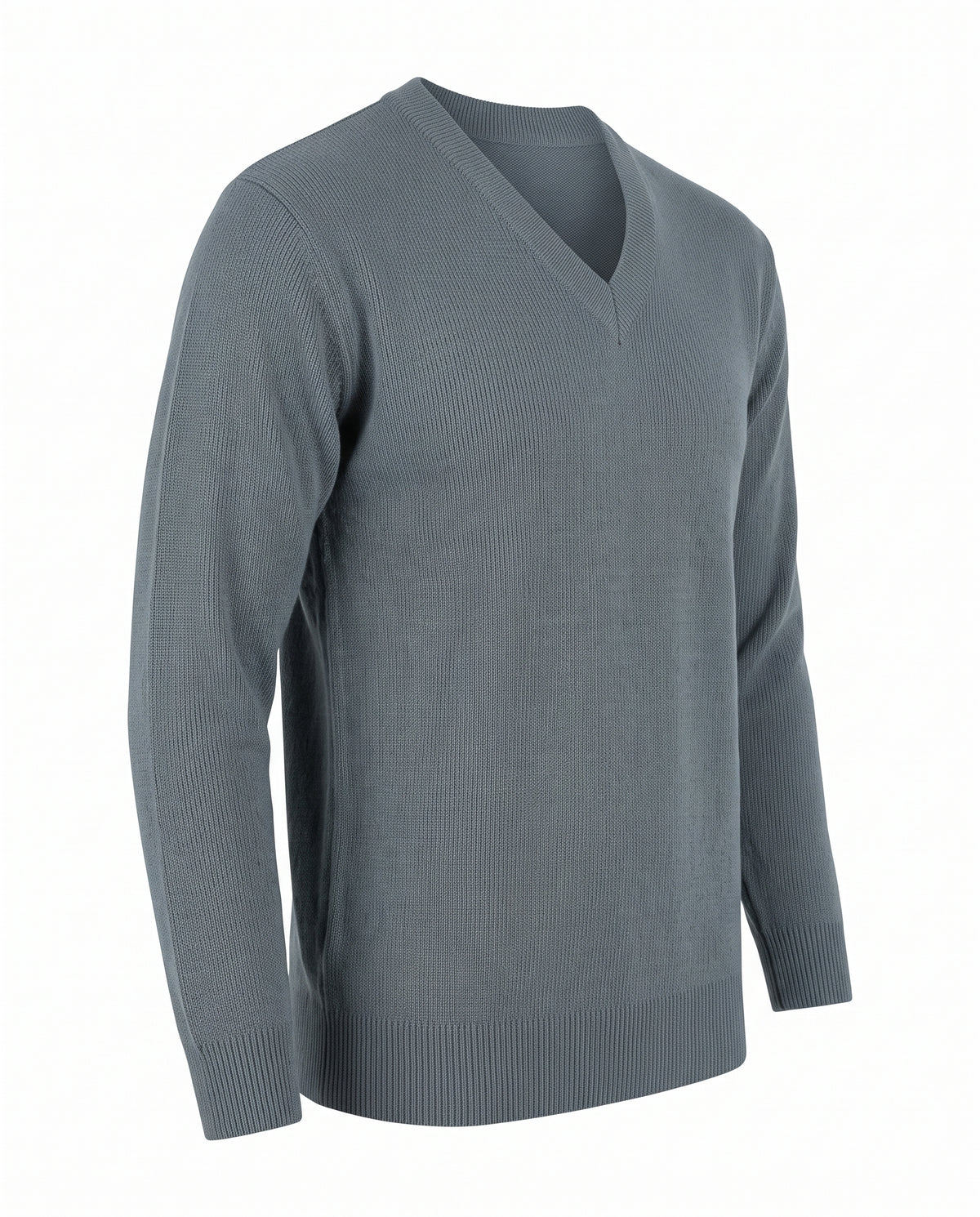 Official School Full Sleeve V-Neck Sweater / Pullover – Grey