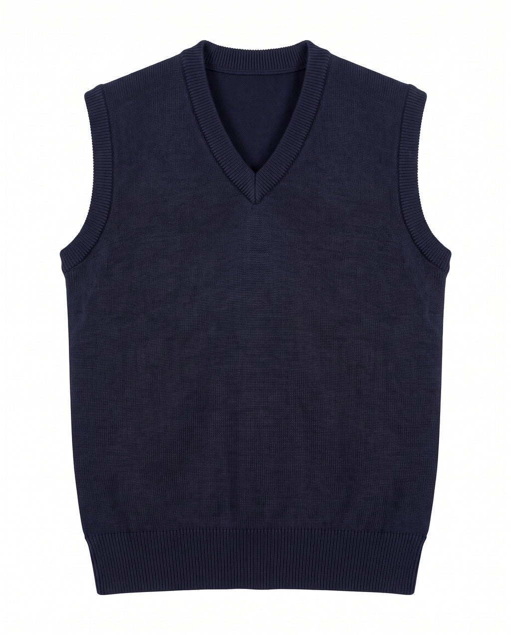 Official School Sleeveless V-Neck Sweater / Vest – Navy Blue