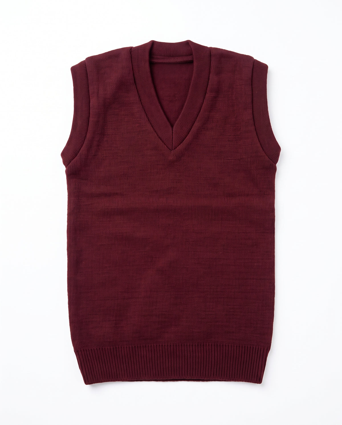official-school-sleeveless-v-neck-sweater-vest-maroon