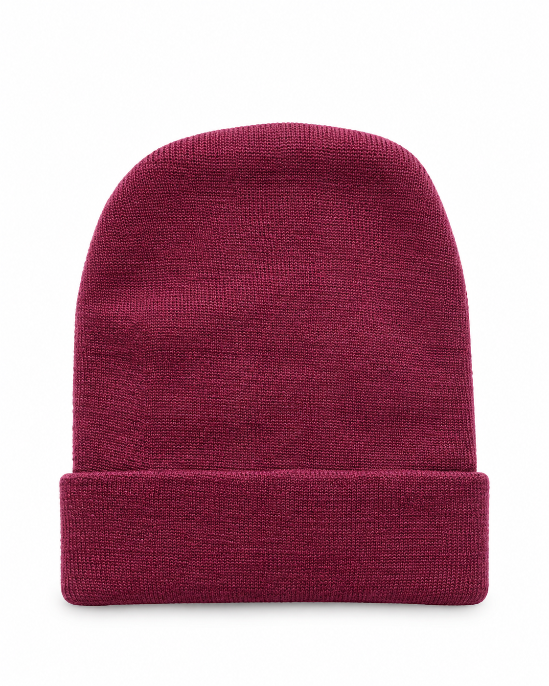 Simple Winter Cap - Maroon
