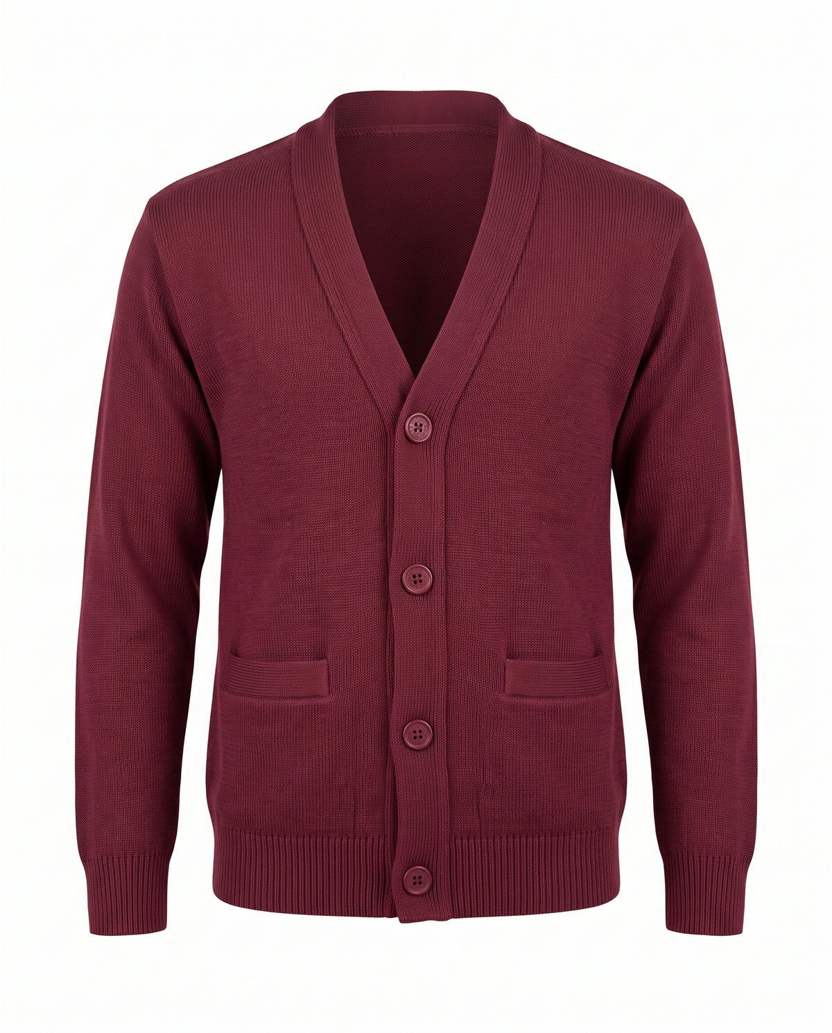 Official School Girls Full Sleeve Cardigan Sweater – Maroon