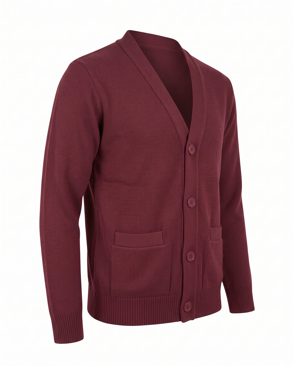 Official School Girls Full Sleeve Cardigan Sweater – Maroon