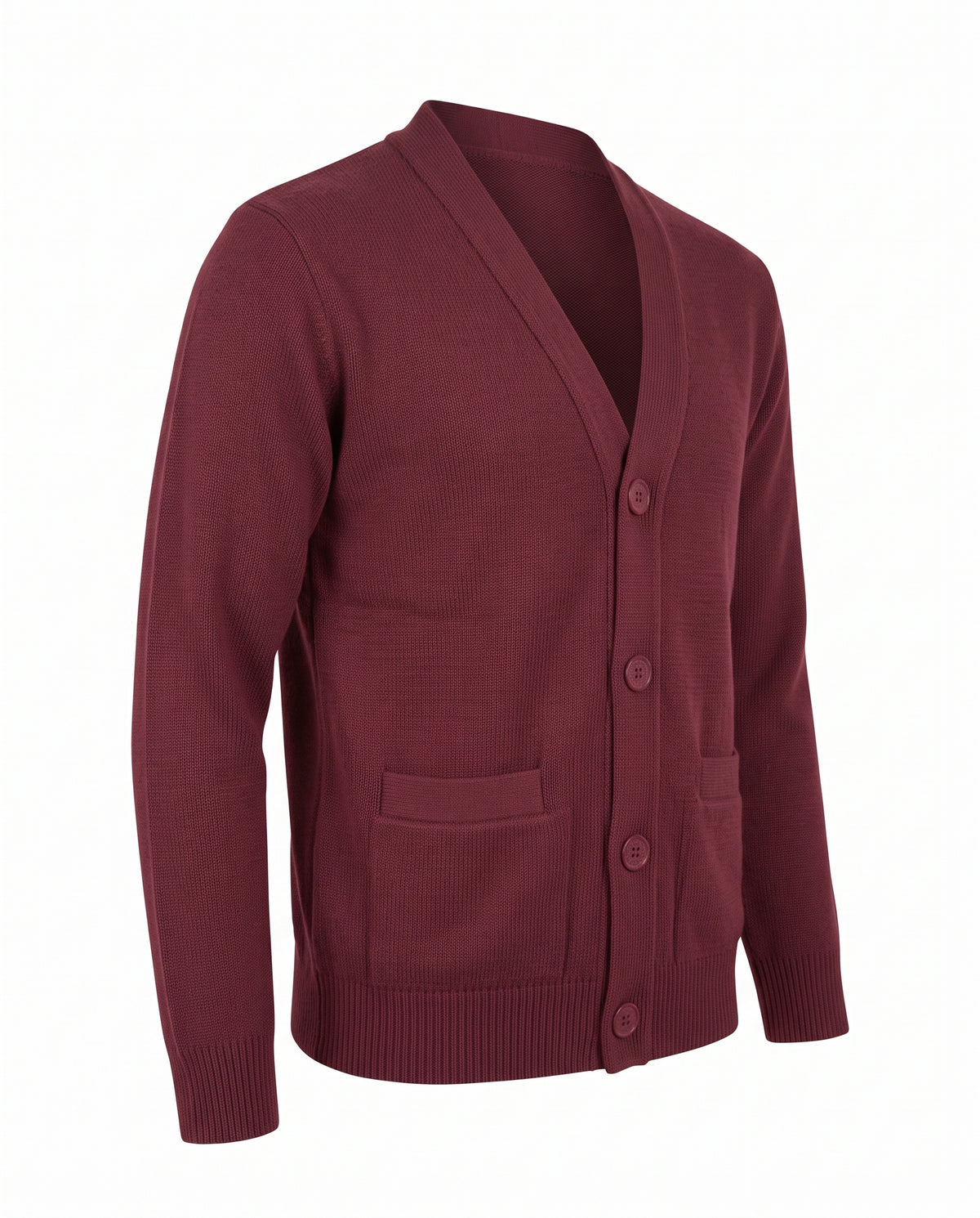 Official School Girls Full Sleeve Cardigan Sweater – Maroon